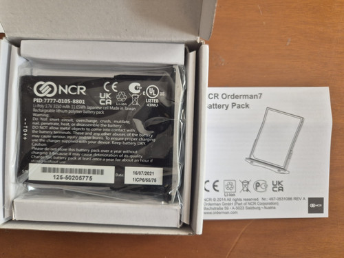 Batteria per ncr - per, orderman