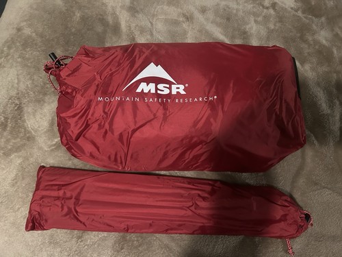 Nuova tenda msr elixir - nuova, rossa